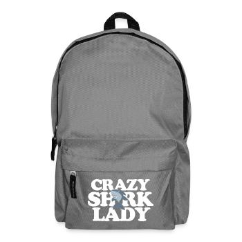 La Folle Requin-Dame - Sac à dos - gris éléphant - Devant