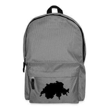 Schweizer Karte - Rucksack - Mittelgrau - Vorne