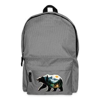 Ursine Adventure: Mountain Camping - Backpack - elephant grey - Front