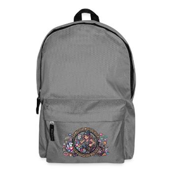 Ich muss dir nicht gefallen Social Power - Rucksack - Mittelgrau - Vorne