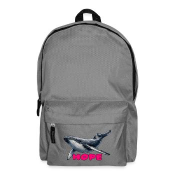 Whales of Hope - Hope - Backpack - elephant grey - Front