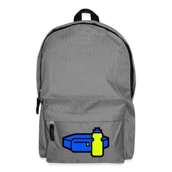 Praktischer Trinkgürtel Läufer - Rucksack - Mittelgrau - Vorne
