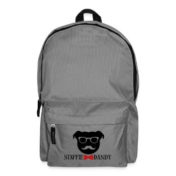 The Dandy Staffie - 010 - Backpack - elephant grey - Front