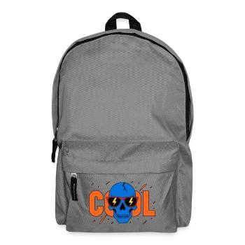 Cool Skull Flash Sunglasses - Backpack - elephant grey - Front