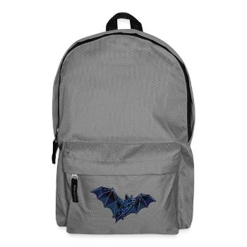 Fliegende Poly Stil Fledermaus - Rucksack - Mittelgrau - Vorne