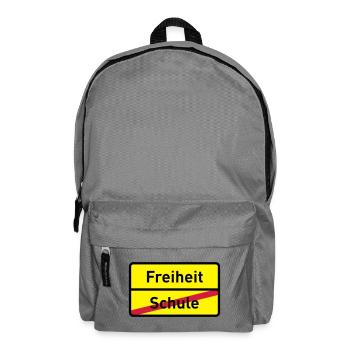 abishirt schulabschluss abimotiv 2010 gymnasium - Rucksack - Mittelgrau - Vorne