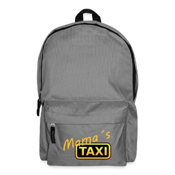 Humorvolles Mamas Taxi Schild - Rucksack - Mittelgrau - Vorne