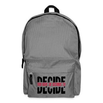 2541614 15682855 decide - Backpack - elephant grey - Front
