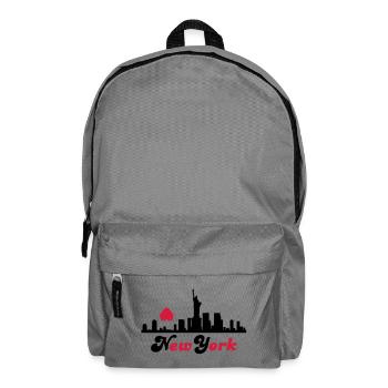 new york - Rucksack - Mittelgrau - Vorne