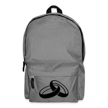 Hochzeit - Rucksack - Mittelgrau - Vorne