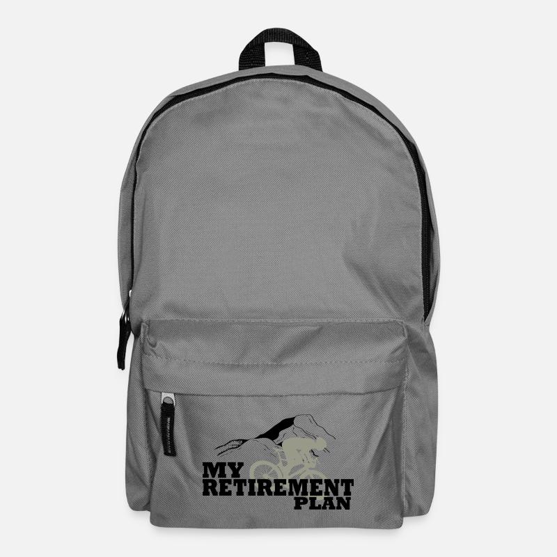 Le vélo est mon plan de retraite - Sac à dos - gris éléphant