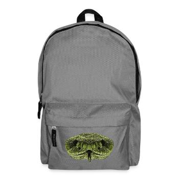 beste reptilien tees, schlangengesicht - Rucksack - Mittelgrau - Vorne