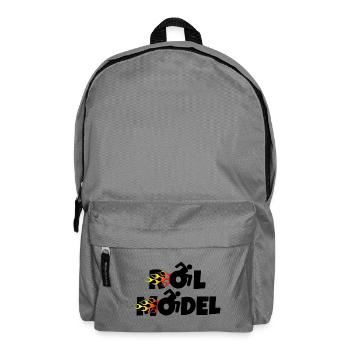 Jeder Rollstuhlfahrer ist ein Vorbild * - Rucksack - Mittelgrau - Vorne