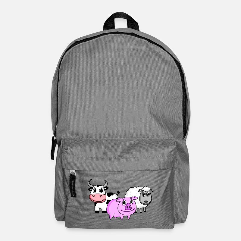 Animaux mignons - Sac à dos - gris éléphant