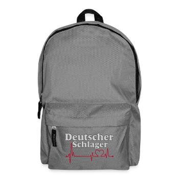 Schlager Party , Schlager Musik , Herzschlag - Rucksack - Mittelgrau - Vorne