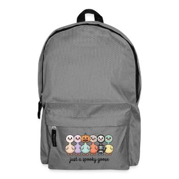 Halloween Just A Spooky Goose Ducks - Backpack - elephant grey - Front