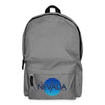 Nevada Sport Denim Vintage-Logo - Rucksack - Mittelgrau - Vorne