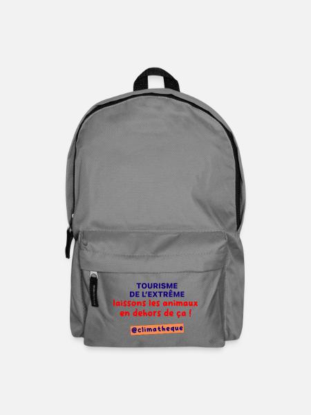 Tourisme_de_lextreme_laissons_les_animaux_en_dehor - Rucksack - Mittelgrau