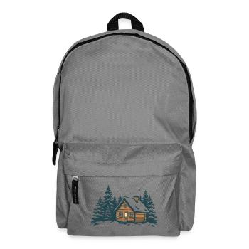 Winterwaldhütte - Rucksack - Mittelgrau - Vorne
