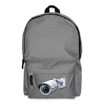 Sicherheitskamera Überwachung Kamera - Rucksack - Mittelgrau - Vorne