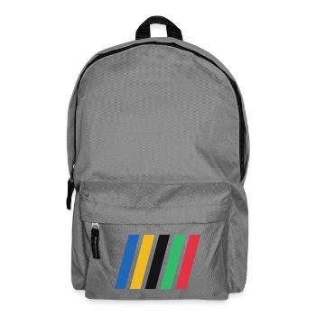 COLOR STRIPES - Rucksack - Mittelgrau - Vorne