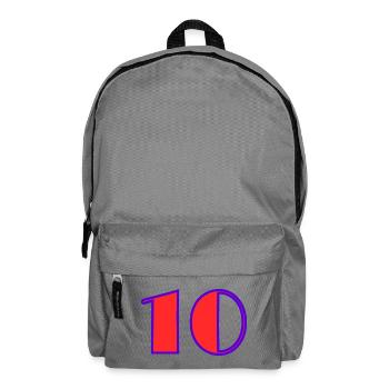 10. 10 YEARS. 10th ANNIVERSARY. 10 YEAR ANNIVERSARY. - Backpack - elephant grey - Front