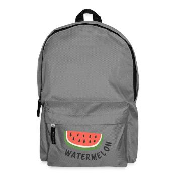 Cute Watermelon Shirt Summer Fruit Lover Gift - Backpack - elephant grey - Front