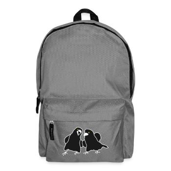 Minimalist Raven Duo - Backpack - elephant grey - Front