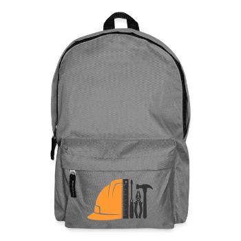 Casque d’outillage et de construction – Logo Craftsman - Sac à dos - gris éléphant - Devant