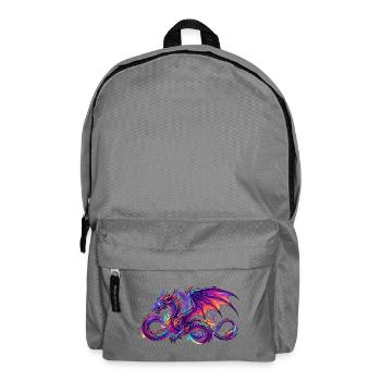 Dragon in color - Backpack - elephant grey - Front