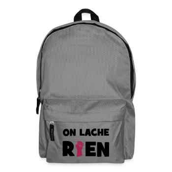 On lâche rien ! - Sac à dos - gris éléphant - Devant