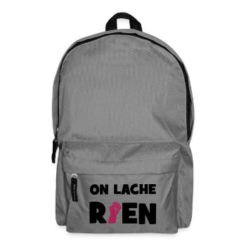 On lâche rien ! - Sac à dos - gris éléphant - Devant