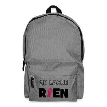 On lâche rien ! - Sac à dos - gris éléphant - Devant