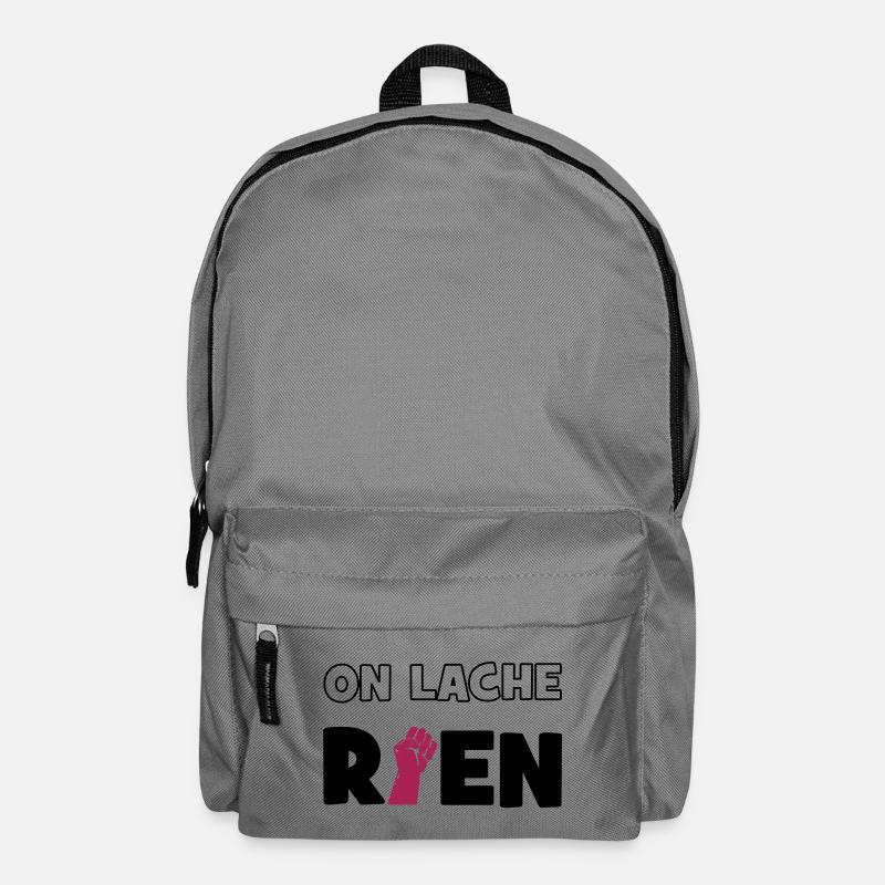 On lâche rien ! - Sac à dos - gris éléphant