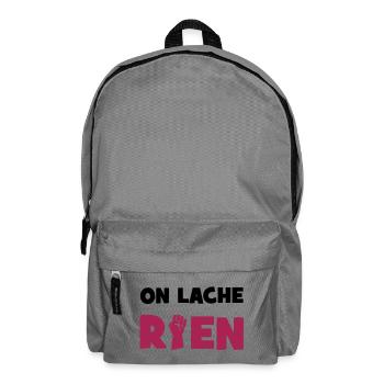On lâche rien ! - Sac à dos - gris éléphant - Devant