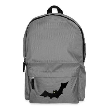 Night bat with yellow eyes - Backpack - elephant grey - Front