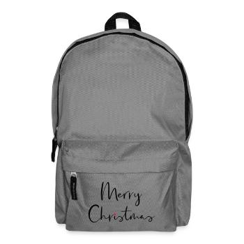 Joyeux Noël cadeau étoile Noël - Sac à dos - gris éléphant - Devant