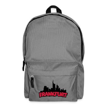 Frankfurt Skyline (Black / Red) - Backpack - elephant grey - Front