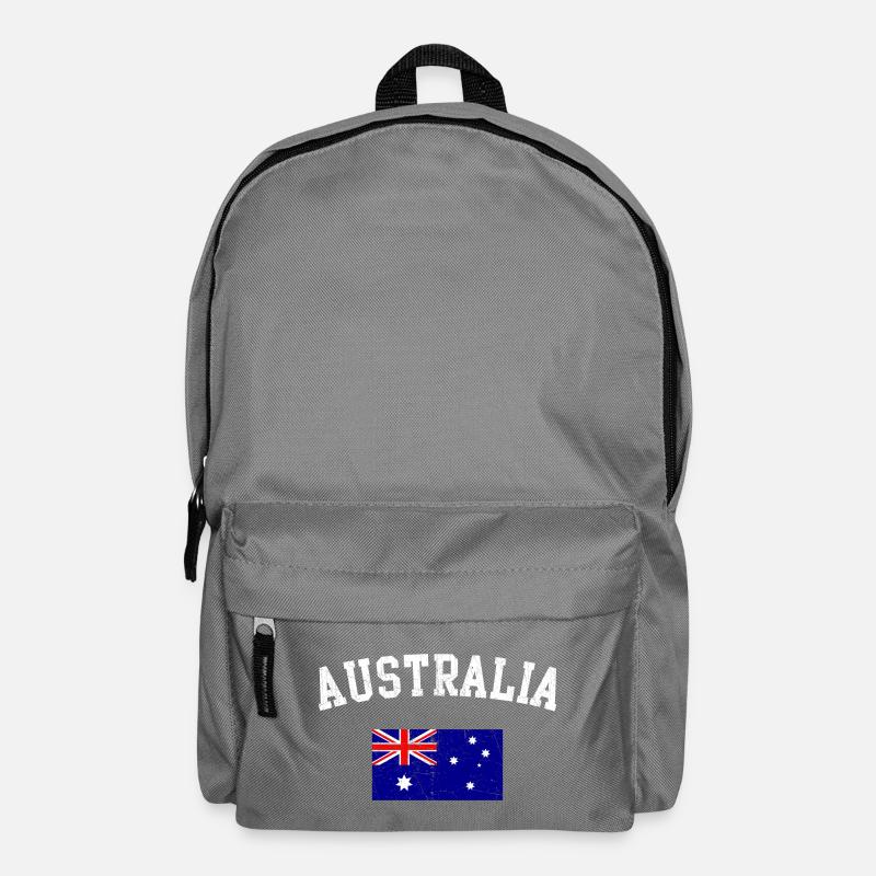 Graphique du drapeau en arc australien - Sac à dos - gris éléphant