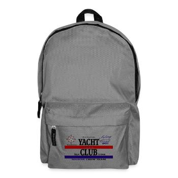 Cape Arkona Yacht Club Design - Backpack - elephant grey - Front