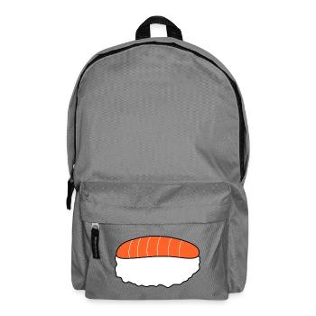 Nigiri,Lachs,Fisch, Reis, Japan Küche - Rucksack - Mittelgrau - Vorne