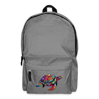 Sea turtle - Backpack - elephant grey - Front