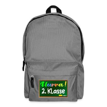 Grundschule 2. Klasse HURRA - Rucksack - Mittelgrau - Vorne