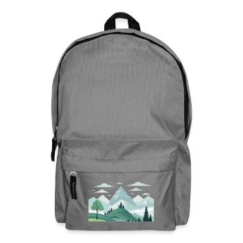 Gebirge - Rucksack - Mittelgrau - Vorne