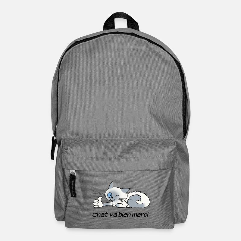 Chat va bien - Sac à dos - gris éléphant