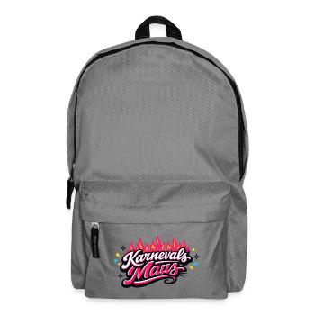 Karnevalsmaus Köln - Kölner Karneval Design - Rucksack - Mittelgrau - Vorne
