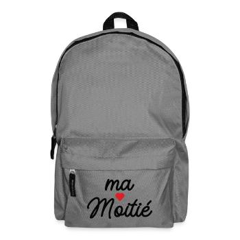 My heart - Backpack - elephant grey - Front