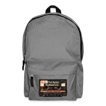 Jeune de t-shirts JGA : Husband.exe Retro Design - Sac à dos - gris éléphant - Devant
