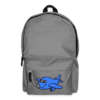 Airplane Kids - Rucksack - Mittelgrau - Vorne