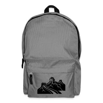 Great Wall of China - Backpack - elephant grey - Front
